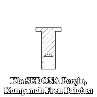 TEXTAR Perçin, kampanalı fren balatası — Kia Sedona