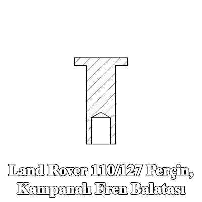 TEXTAR Perçin, kampanalı fren balatası — Land Rover 110/127