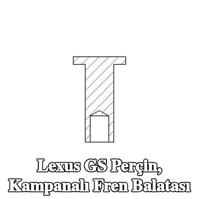 TEXTAR Perçin, kampanalı fren balatası — Lexus Gs