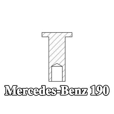 TEXTAR برشام، بطانة فرامل الأسطوانة — Mercedes-Benz 190