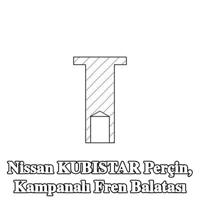 TEXTAR Perçin, kampanalı fren balatası — Nissan Kubistar