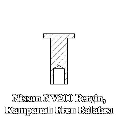 TEXTAR Perçin, kampanalı fren balatası — Nissan Nv200