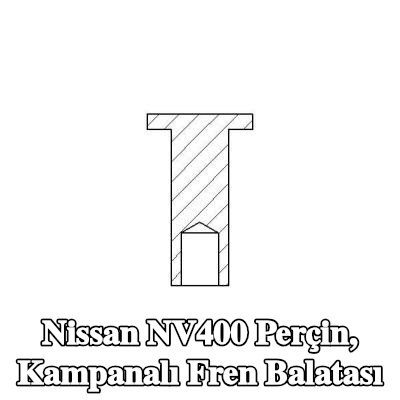 TEXTAR Perçin, kampanalı fren balatası — Nissan Nv400