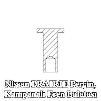 TEXTAR Perçin, kampanalı fren balatası — Nissan Prairie