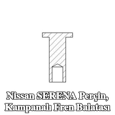 TEXTAR Perçin, kampanalı fren balatası — Nissan Serena