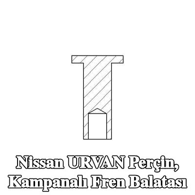 TEXTAR Perçin, kampanalı fren balatası — Nissan Urvan