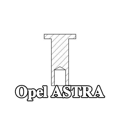 TEXTAR برشام، بطانة فرامل الأسطوانة — Opel Astra