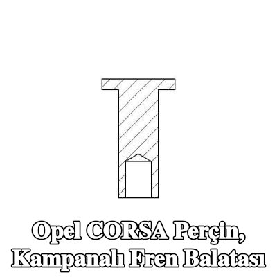 TEXTAR Perçin, kampanalı fren balatası — Opel Corsa