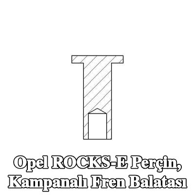 TEXTAR Perçin, kampanalı fren balatası — Opel Rocks-e