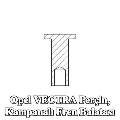 TEXTAR Perçin, kampanalı fren balatası — Opel Vectra