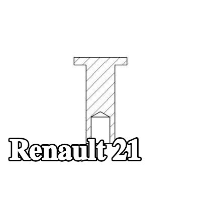 TEXTAR برشام، بطانة فرامل الأسطوانة — Renault 21