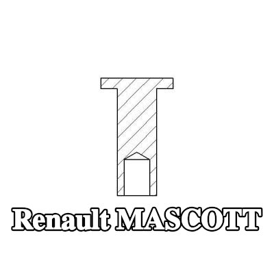 TEXTAR برشام، بطانة فرامل الأسطوانة — Renault Mascott