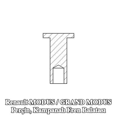 TEXTAR Perçin, kampanalı fren balatası — Renault Modus / Grand Modus