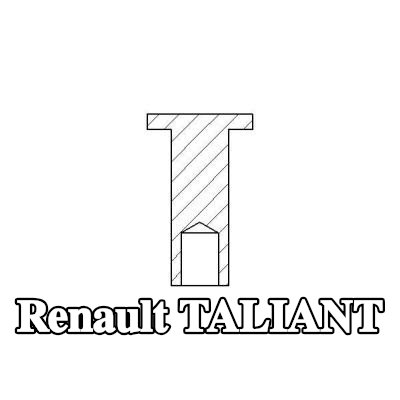 TEXTAR برشام، بطانة فرامل الأسطوانة — Renault Taliant