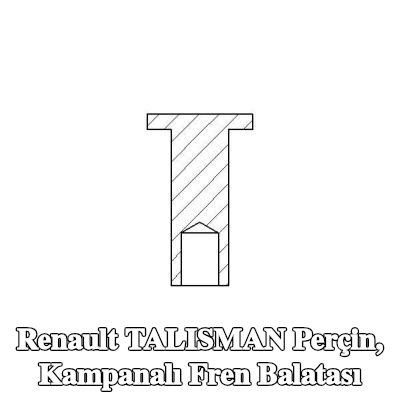 TEXTAR Perçin, kampanalı fren balatası — Renault Talisman