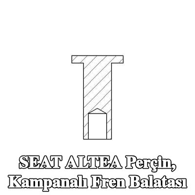 TEXTAR Perçin, kampanalı fren balatası — SEAT Altea