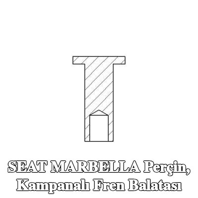 TEXTAR Perçin, kampanalı fren balatası — SEAT Marbella