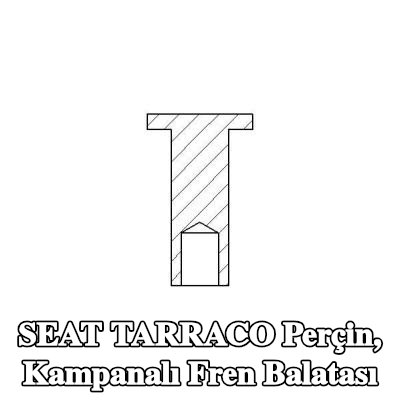 TEXTAR Perçin, kampanalı fren balatası — SEAT Tarraco