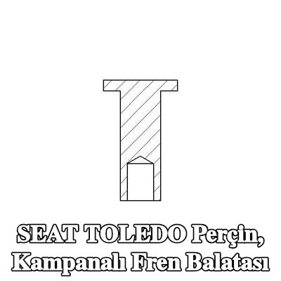 TEXTAR Perçin, kampanalı fren balatası — SEAT Toledo