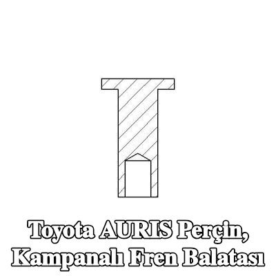 TEXTAR Perçin, kampanalı fren balatası — Toyota Auris
