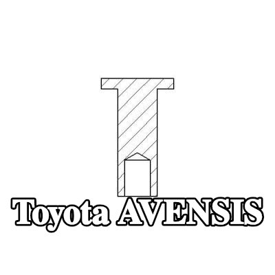 TEXTAR برشام، بطانة فرامل الأسطوانة — Toyota Avensis