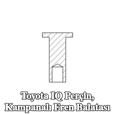 TEXTAR Perçin, kampanalı fren balatası — Toyota Iq