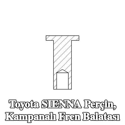 TEXTAR Perçin, kampanalı fren balatası — Toyota Sienna