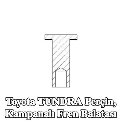 TEXTAR Perçin, kampanalı fren balatası — Toyota Tundra