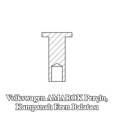 TEXTAR Perçin, kampanalı fren balatası — Volkswagen Amarok