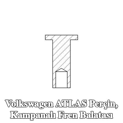 TEXTAR Perçin, kampanalı fren balatası — Volkswagen Atlas