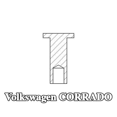 TEXTAR برشام، بطانة فرامل الأسطوانة — Volkswagen Corrado
