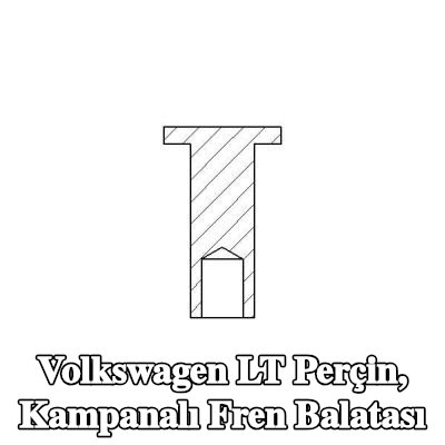 TEXTAR Perçin, kampanalı fren balatası — Volkswagen Lt