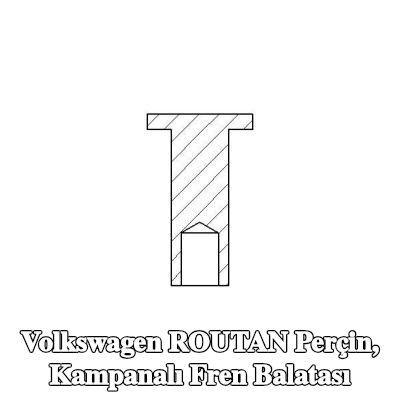 TEXTAR Perçin, kampanalı fren balatası — Volkswagen Routan