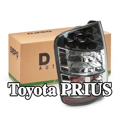 ABAKUS المصباح الخلفي الأيسر, بدون لمبة, بدون حامل لمبة — 2003 Toyota Prius