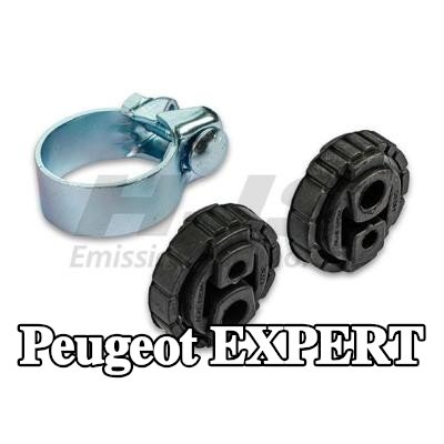 HJS طقم تركيب العادم مع مشبك — 2002 Peugeot Expert