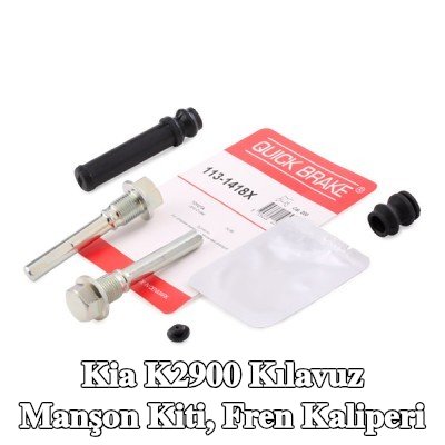 QUICK BRAKE Kılavuz manşon kiti, fren kaliperi — Kia K2900