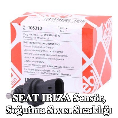 FEBI BILSTEIN Sensör, conta halkalı soğutma suyu sıcaklığı — 2016 SEAT Ibiza