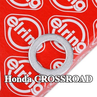 ELRING حشية سدادة حوض الزيت من الألومنيوم, Inner Diameter: 14mm — Honda Crossroad