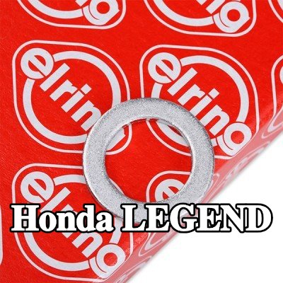 ELRING حشية سدادة حوض الزيت من الألومنيوم, Inner Diameter: 14mm — Honda Legend