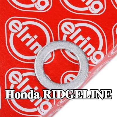 ELRING حشية سدادة حوض الزيت من الألومنيوم, Inner Diameter: 14mm — Honda Ridgeline