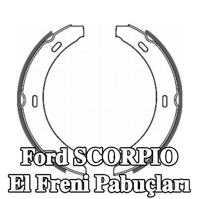 ABE El freni pabuçları Arka Aks, 164mm — Ford Scorpio