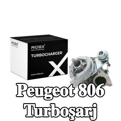 RIDEX Contalı/sızdırmazlık elemanlı turboşarj, sabitleme/montaj malzemesi olmadan — Peugeot 806