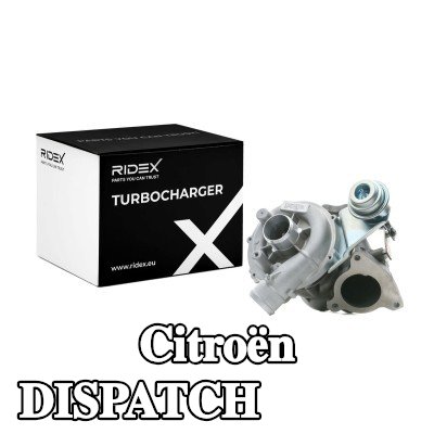 RIDEX الشاحن التوربيني مع الحشيات/الأختام, بدون مواد تثبيت/تركيب — 2000 Citroën Dispatch