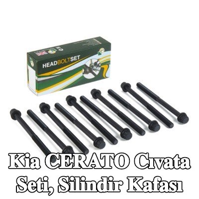 BGA Cıvata Kiti, silindir kafası M12 — 2004 Kia Cerato