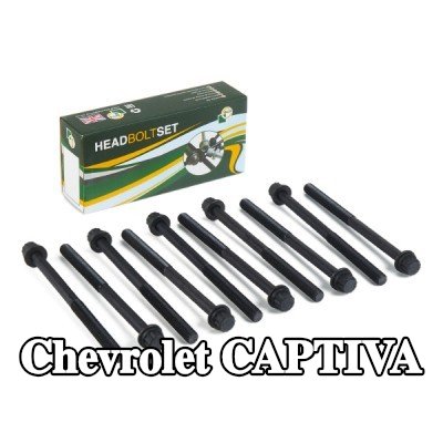 BGA مجموعة البراغي, رأس الأسطوانة M12 — Chevrolet Captiva