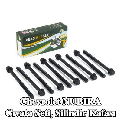 BGA Cıvata Kiti, silindir kafası M12 — Chevrolet Nubira