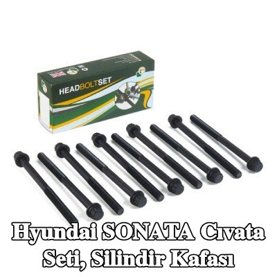 BGA Cıvata Kiti, silindir kafası M12 — 2010 Hyundai Sonata