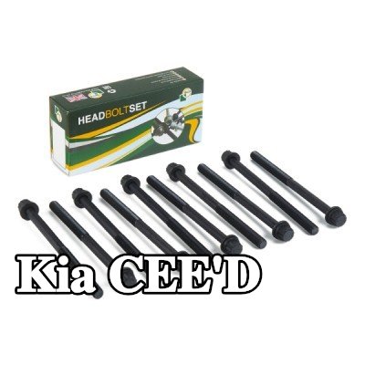 BGA مجموعة البراغي, رأس الأسطوانة M12 — 2012 Kia Cee'd