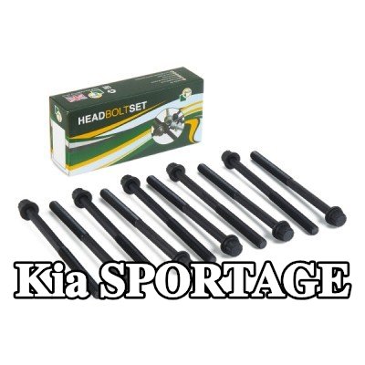 BGA مجموعة البراغي, رأس الأسطوانة M12 — 2004 Kia Sportage
