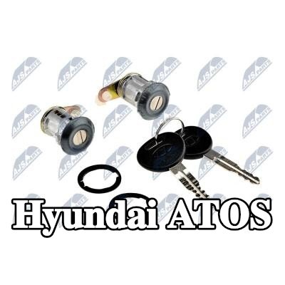 NTY طقم أسطوانة القفل لكلا الجانبين — Hyundai Atos
